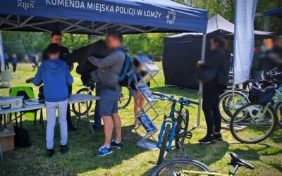 Łomża: Policja zachęca do oznakowania rowerów
