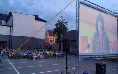 Letnie Kino Nadziei: 1 lipca odwiedziliśmy Łapy