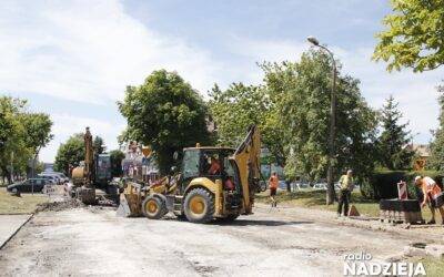 Łomża: Rozpoczęła się przebudowa ulicy Kasztelańskiej