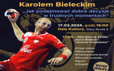 Łomża: Spotkanie z wicemistrzem świata, Karolem Bieleckim w Hali Kultury