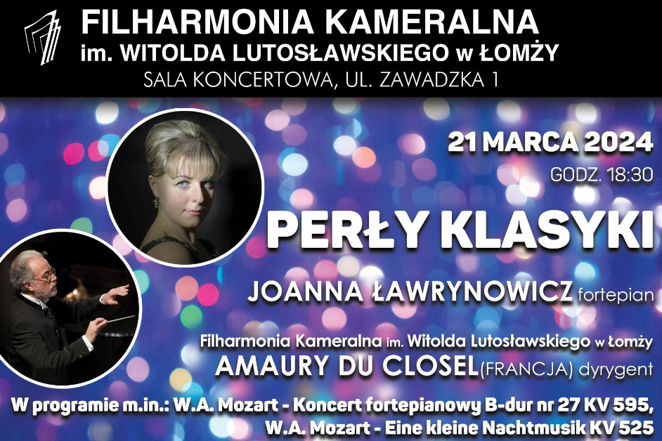 Perły Klasyki w Filharmonii Kameralnej w Łomży