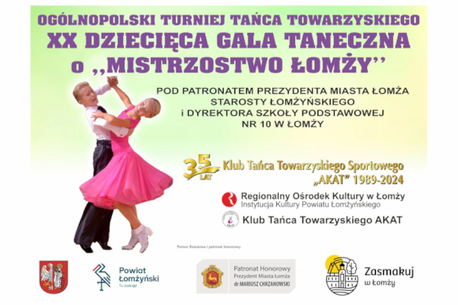 Łomża: Ogólnopolski Turniej Tańca Towarzyskiego