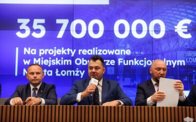 Podlaskie: Miliony euro na inwestycje dla Łomży i regionu