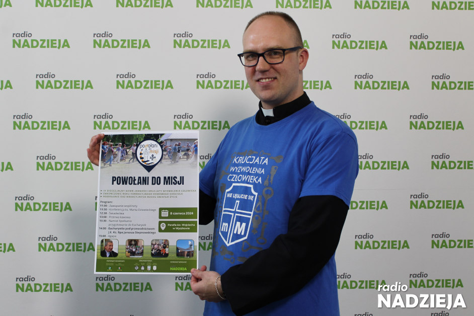 2024-06-06 Rozmowa RN: ks. Mateusz Rakusiewicz, Moderator Diakonii Krucjaty Wyzwolenia Człowieka Diecezji Łomżyńskiej