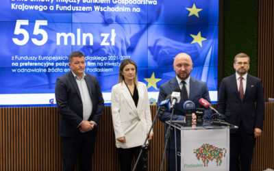 Podlaskie: Ponad 50 mln złotych na pożyczki dla przedsiębiorców na OZE
