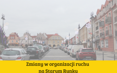Łomża: Zmiana organizacji ruchu na Starym Rynku