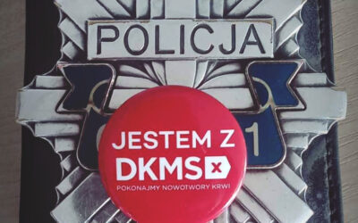 Łomża: Policjanci włączyli się w akcję oddawania szpiku