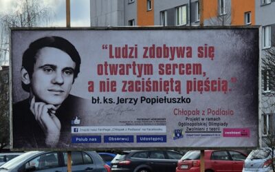 Ostrołęka: Bł. ks. Jerzy Popiełuszko na ulicach miasta