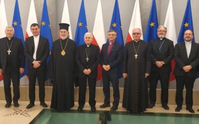 Wiara: Bp Janusz Stepnowski na spotkaniu z min. ds. Unii Europejskiej