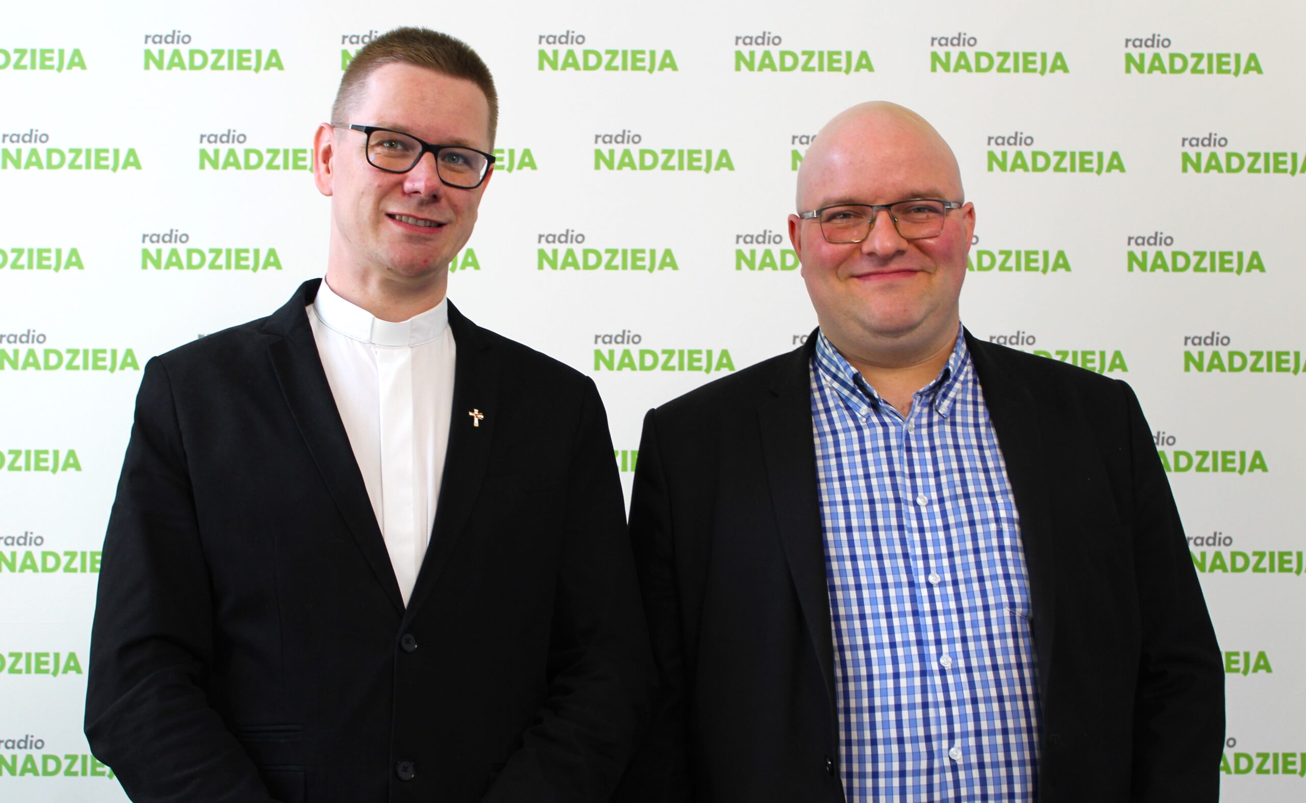 Ks. Mateusz Gąsowski i Karol Cuch