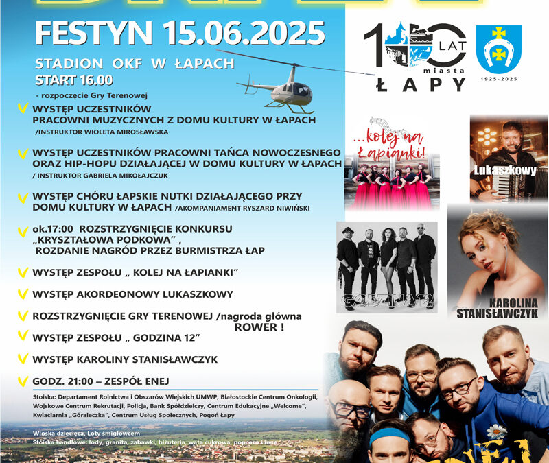 Festyn „Łap Lato” już 15 czerwca! Świętujmy razem Dni Łap 2025
