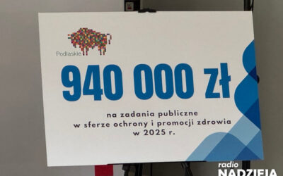 Podlaskie: Ponad 900 tysięcy złotych dla organizacji pozarządowych na ochronę zdrowia