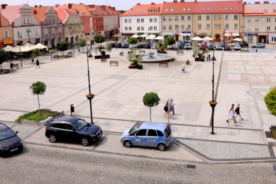 Łomża parking Stary Rynek