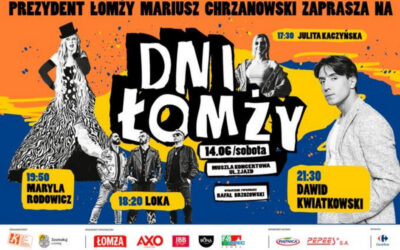 Łomża: Dni miasta coraz bliżej. Wystąpią gwiazdy polskiej estrady