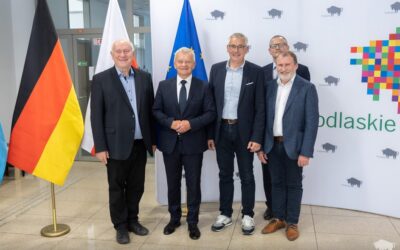 Podlaskie: Goście z Niemiec na granicy z Białorusią. „Lobbujemy w UE”