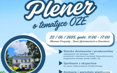 Powiat łomżyński: Plener z OZE w Drozdowie. Przyjdź i zapytaj eksperta