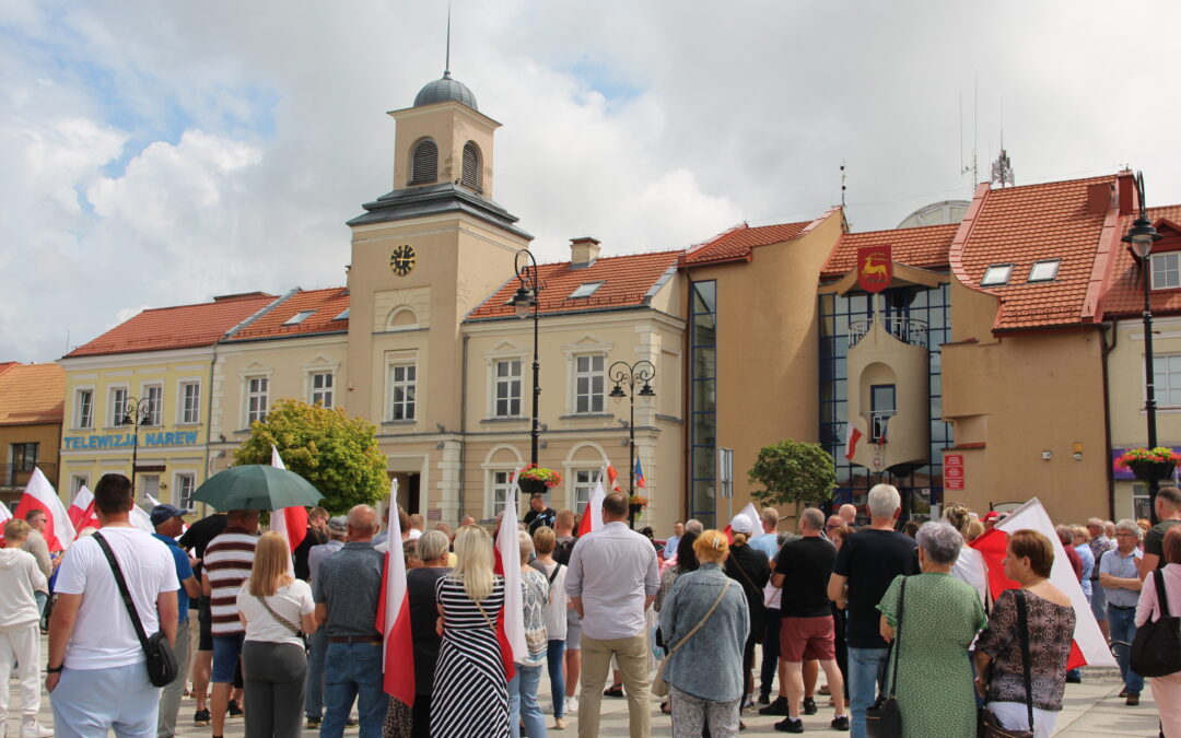 Łomża: Pikieta „Stop Imigracji” na Starym Rynku