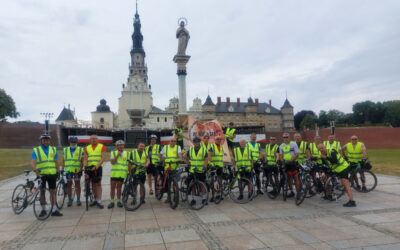 Wiara: Rowerem z Ostrołęki na Jasną Górę. Wyjątkowa pielgrzymka dotarła do Częstochowy