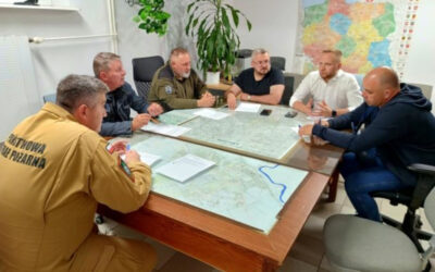 Łomża: Miasto w gotowości na opady. Noc minęła spokojnie