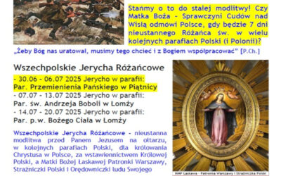 Wiara: Wszechpolskie Jerycho Różańcowe w łomżyńskich parafiach