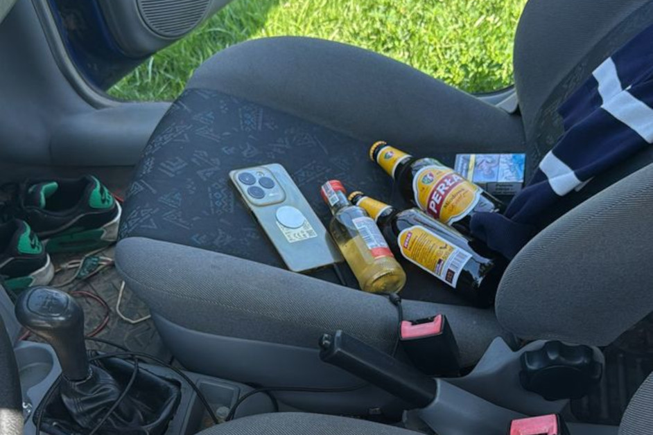 Policja Wizna alkohol