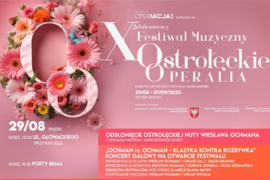Powiat Ostrołęcki: Festiwal muzyczny ,,Ostrołęckie Operalia” już wkrótce!