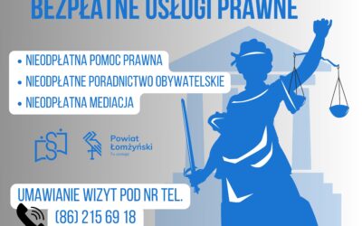 Bezpłatne usługi prawne w Starostwie Powiatowym w Łomży