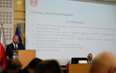 Podlaskie: Rekordowe pieniądze na ochronę ludności i obronę cywilną dla województwa