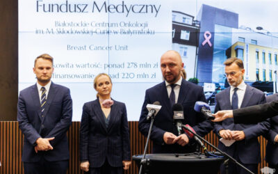 Podlaskie: 220 milionów złotych z Funduszu Medycznego na inwestycję Białostockiego Centrum Onkologii