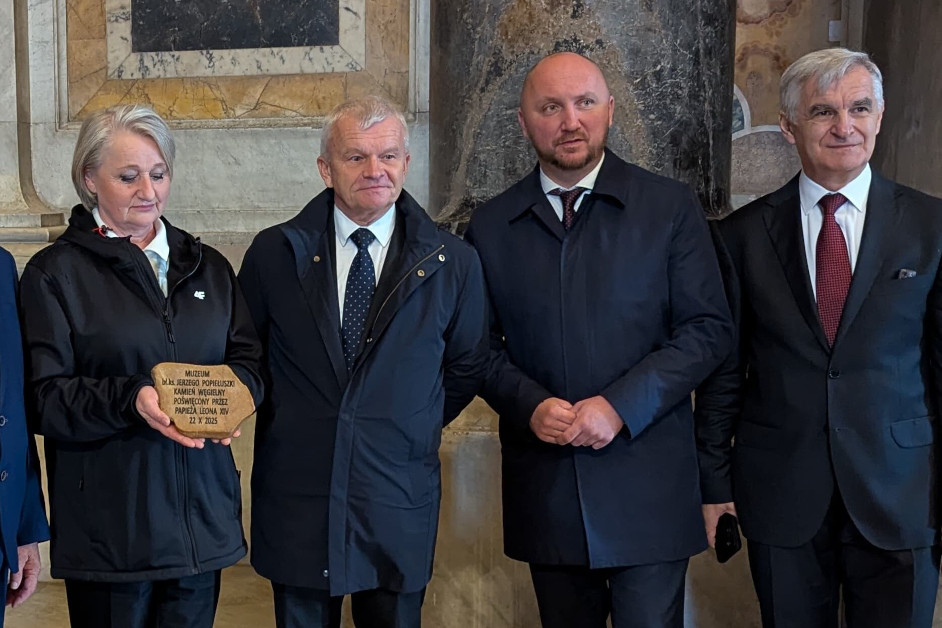 Podlaskie: Kamień węgielny pod Muzeum w Okopach poświęcony przez papieża Leona