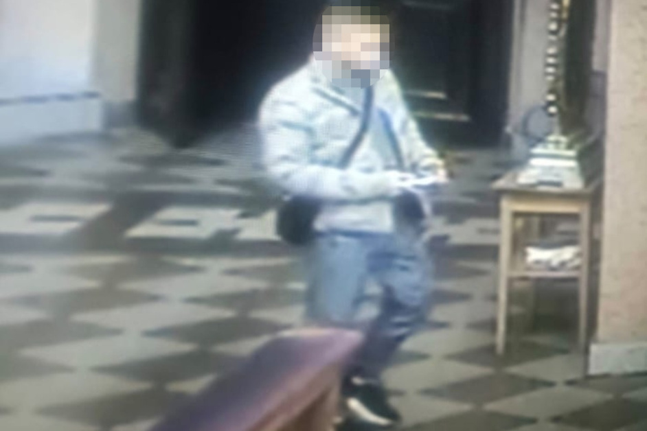 Ostrołęka złodziej w kościele