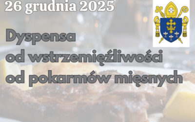 Wiara: Dekret biskupa łomżyńskiego w sprawie dyspensy 26 grudnia
