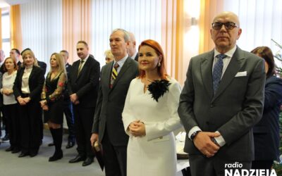 Powiat Łomżyński: Świąteczne spotkanie w Starostwie Powiatowym