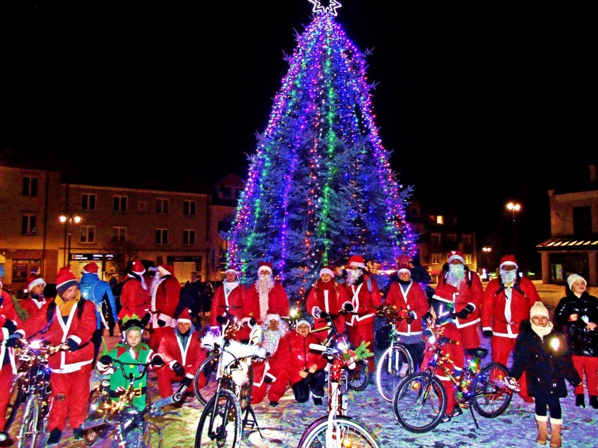 Łomża: Mikołaje na rowerach opanują ulice miasta