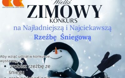 Gmina Kolno: Konkurs na najciekawszą rzeźbę ze śniegu