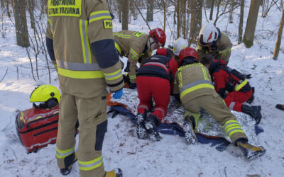 Region: Groźny wypadek na sankach. Strażacy przypominają o bezpieczeństwie