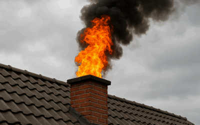 Grajewo: Strażacy alarmują – bardzo dużo pożarów sadzy w kominie