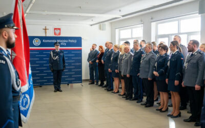 Łomża: Inspektor Adam Chodziutko pożegnał się z Komendą Miejską Policji