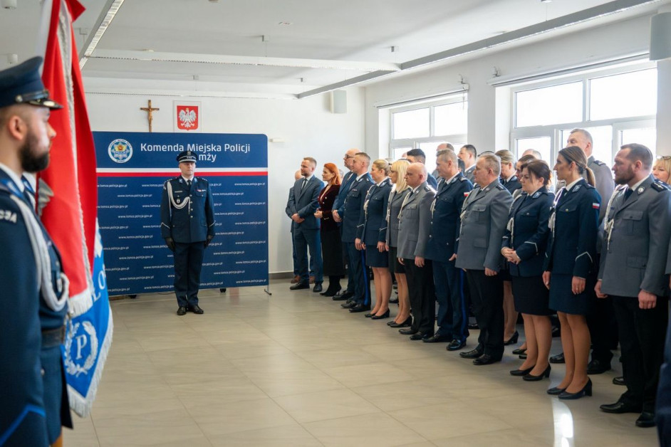 Łomża pożegnanie komendanta