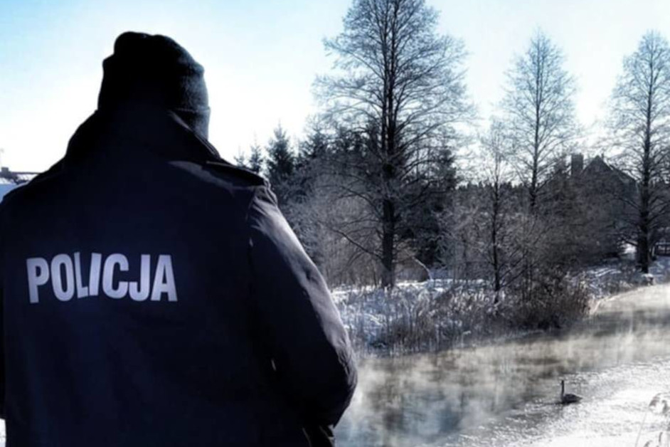 Policja łabędzie