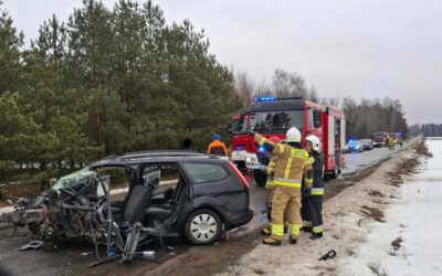 Region: Tragiczny wypadek w powiecie zambrowskim. Kierowca zginął na miejscu