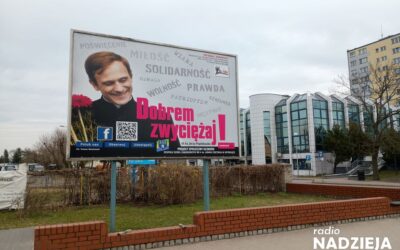 Ostrołęka: W przestrzeni miejskiej pojawiły się bilbordy z bł. ks. Jerzym Popiełuszko