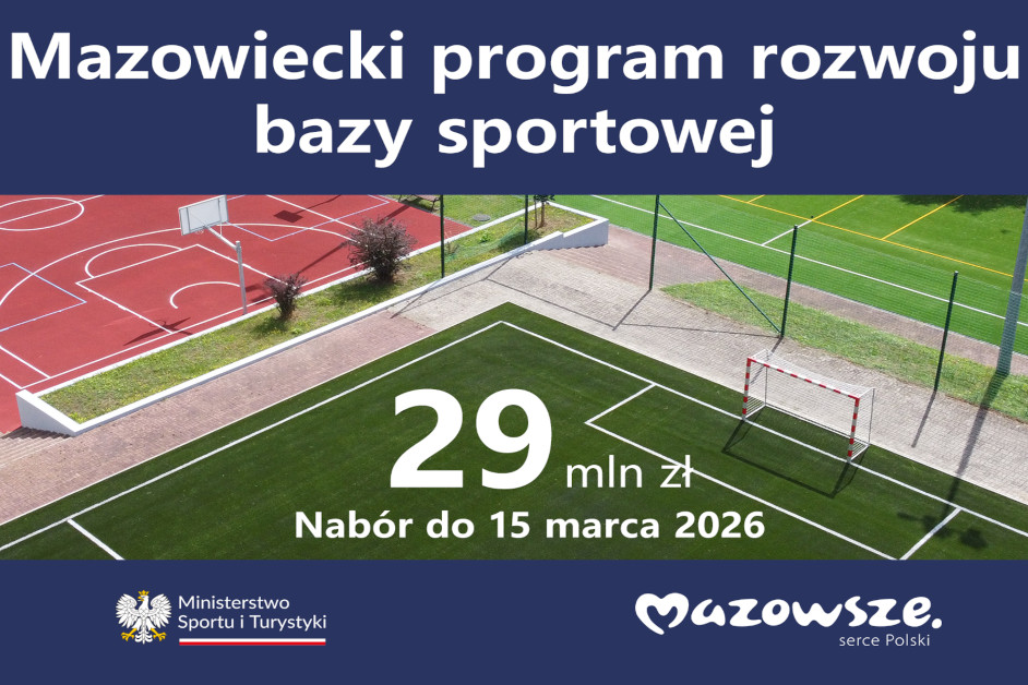 Mazowiecki program rozwoju bazy sportowej