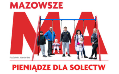 Mazowieckie: 350 projektów sołeckich z dofinansowaniem