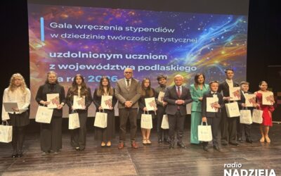 Podlaskie: Stypendium Marszałka dla uzdolnionych artystycznie uczniów