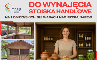 Łomża: MOSiR: Wynajem stoisk handlowych na bulwarach