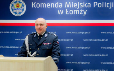 Łomża: Nowy komendant policji przejął swoje obowiązki