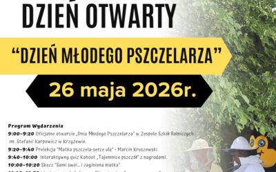 Region: ZSR w Krzyżewie zaprasza na „Dzień Młodego Pszczelarza”