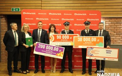Mazowieckie: Dotacja z programu „Mazowsze dla straży” dla gmin z regionu
