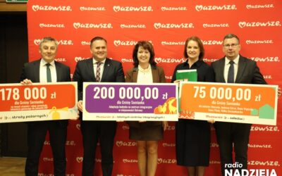 Mazowieckie: Ponad 450 tysięcy z budżetu województwa dla Gminy Somianka